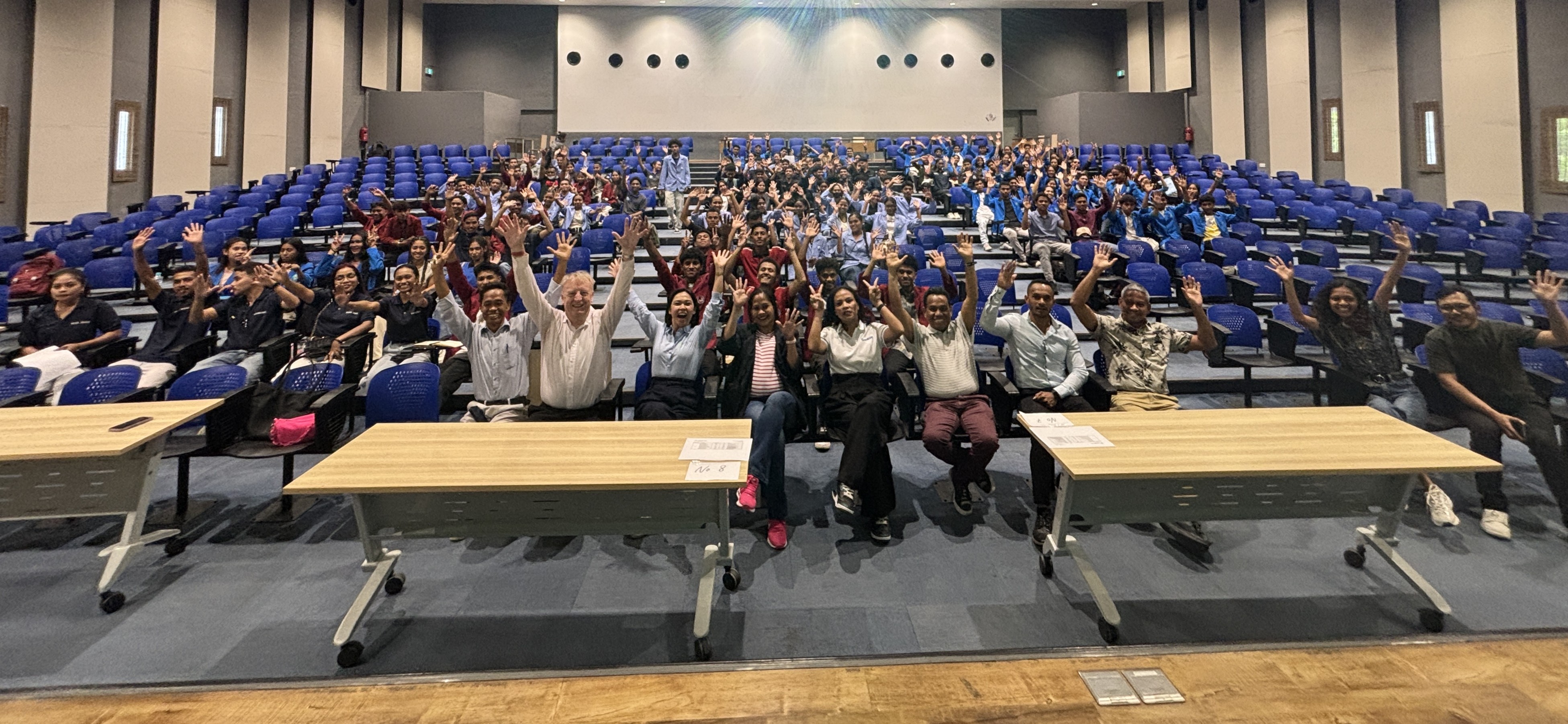 Students and facilitators at the Energy4me workshop. Source: All photos provided by the author.