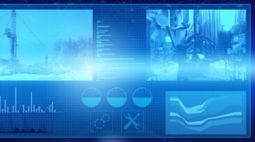 display on the display of the processes of drilling an oil well during field exploration. Process control and data processing using neural networks and artificial intelligence