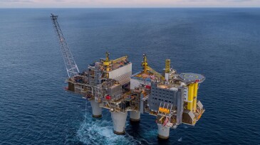 Troll field in the North Sea.