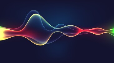 Speaking sound wave illustration