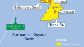 Suriname map