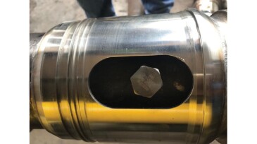 AICD joint after the retrofitting process.