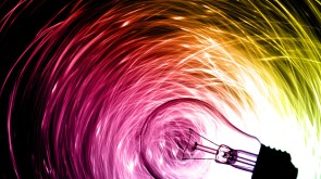 Bulb against bright fires