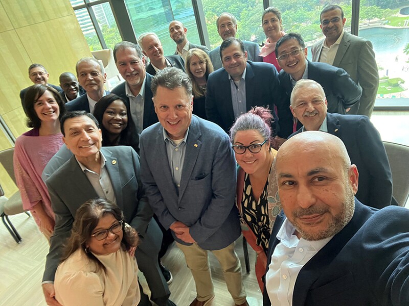 Members of the SPE Board of Directors attending the quarterly meeting in Kuala Lumpur, Malaysia.