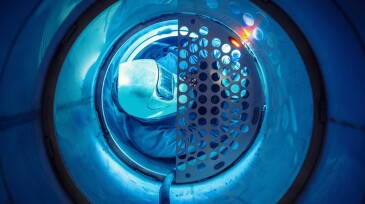 Welder man welding a multitubular heat exchanger