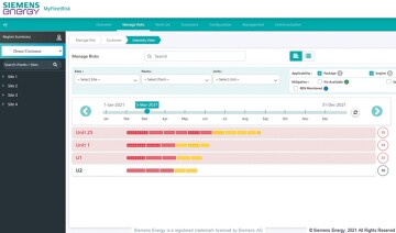 MyFleetRisk risk-management platform from Siemens Energy.