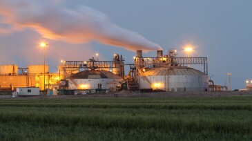 Geothermal Power Plant at Dawn