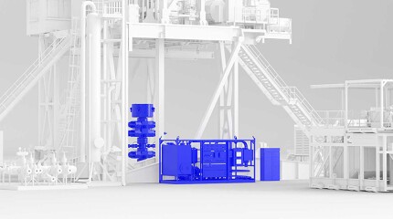 SLB’s new EWC system as it would appear installed on most land drilling rigs. SOURCE: SLB