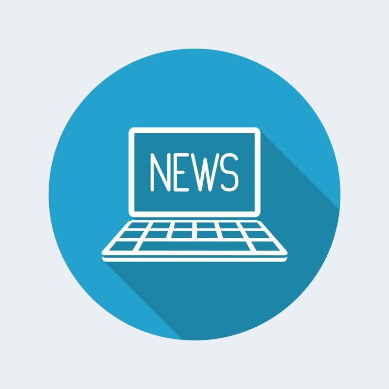 News online - Vector icon for computer website or application