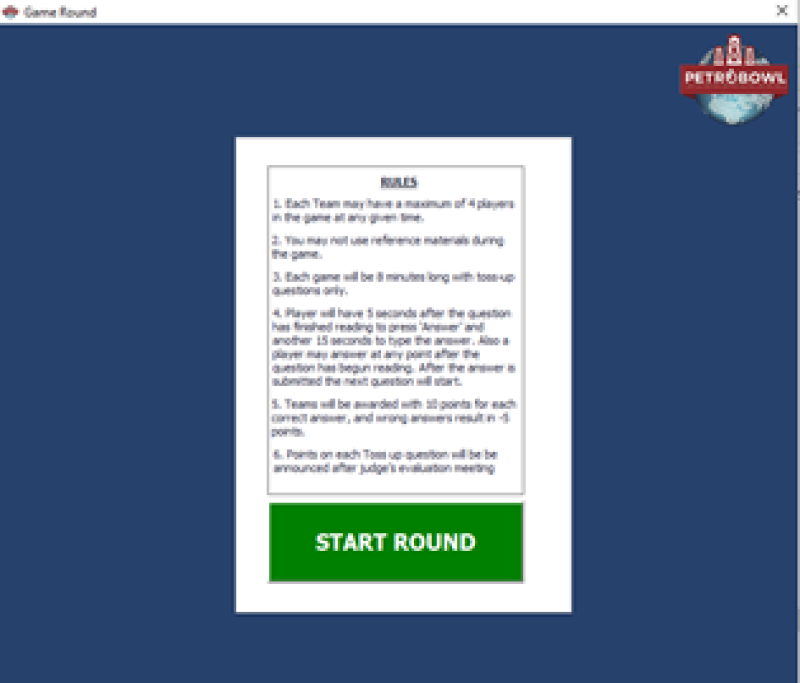 PetroBowl software game module