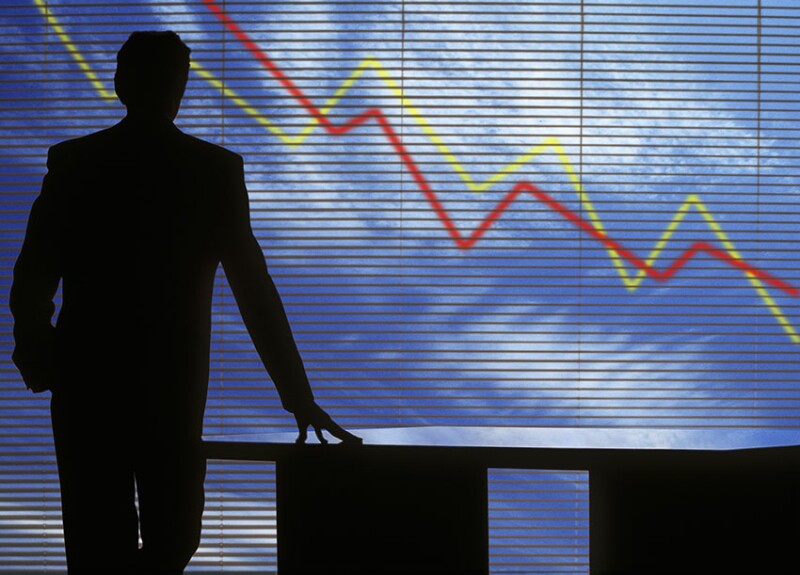 Financial and economic crisis. Recession, Depression. Flip image horizontal when things get better.