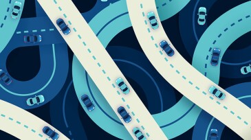 City urban street roadway driving network background pattern design element representing traffic and road congestion.