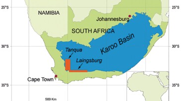 Map of Karoo Basin