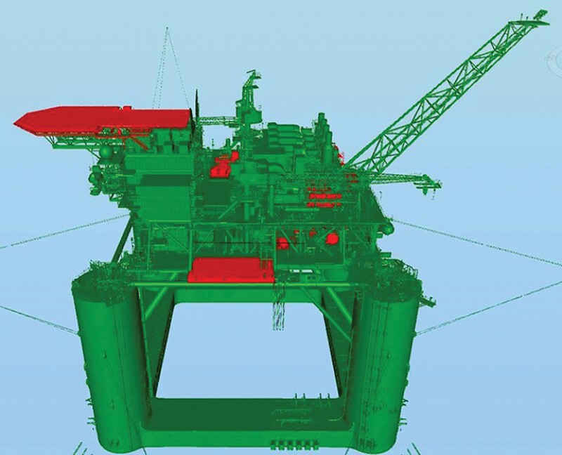 Whale facility from the base Vito semisubmersible