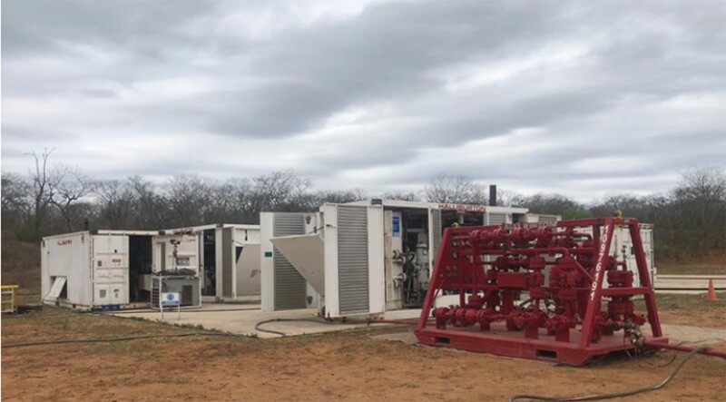 NGU rigged up in remote land operation.