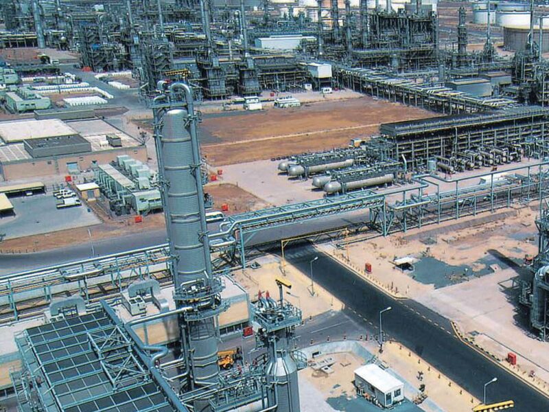 Kuwait oil gathering facility