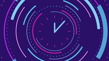 Abstract background with circle line on dark.