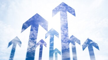 Arrows pointing upward