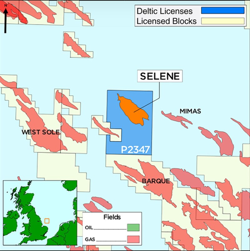 According to Deltic Energy, the Selene prospect is one of the largest undrilled structures in the Permian Leman Sandstone Fairway. Source: Deltic Energy.