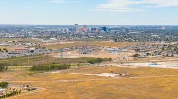 Midland, Texas drone shot
