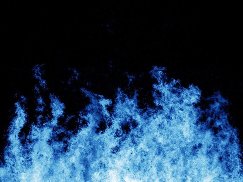 Image of blue flames