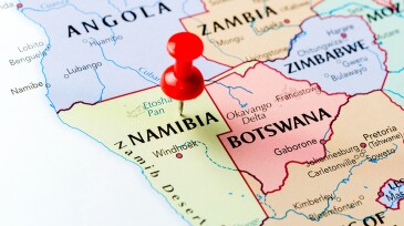 Namibia map