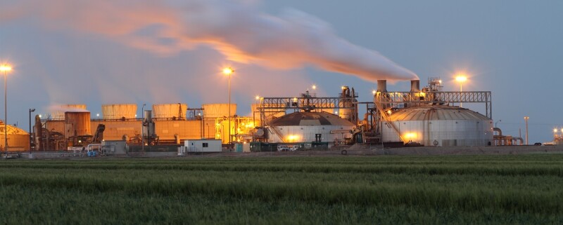 Geothermal Power Plant at Dawn