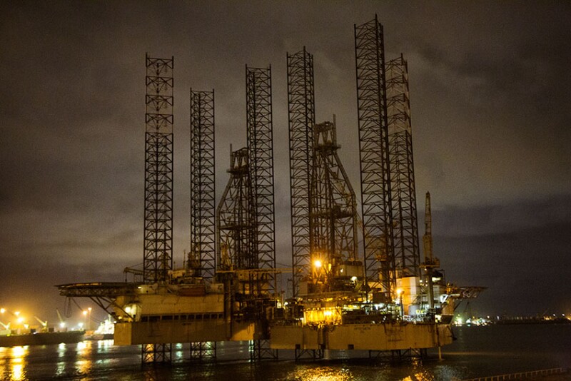 Lagos Nigeria Oil Rig