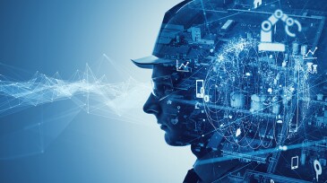 Industry and technology concept. INDUSTRY 4.0