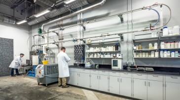 Innospec laboratory with flow loop