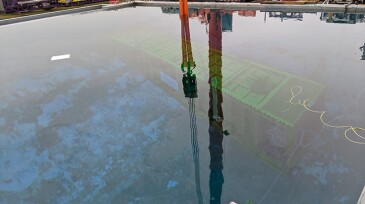 A prototype of a subsea chemical delivery box