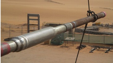 Fishbone Anchor being lifted to the V door.