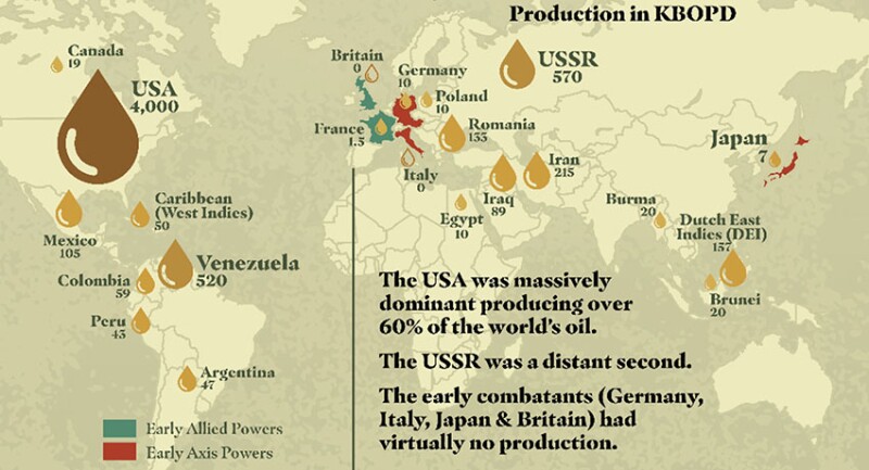 Fig. 1—Oil-producing countries, 1939.