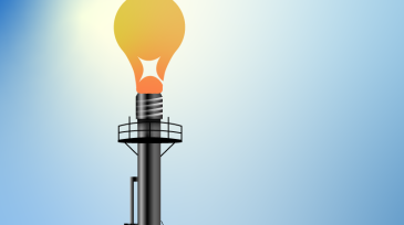Graphic representing smarter flare technology