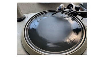 AWT of caliper fingers.