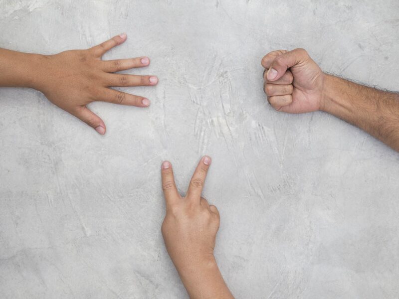 rock, paper, scissors