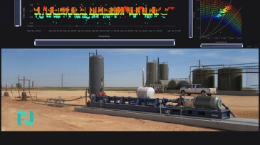 An illustrative example showing real-time dashboard monitoring using artificial intelligence and first principles approaches to optimize the injection rate and electric efficiency of saltwater disposal sites. Source: Neuralix Inc.