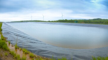 Marcellus Shale Containment Pond