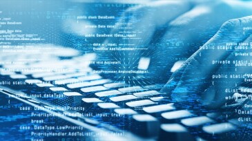 Close Up Of Hands On A Computer Keyboard - Coding, Programming, Software Development, Cyber Security