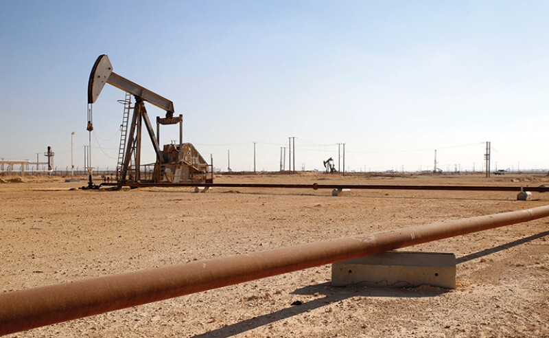 Pump jack in Oman