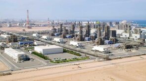 Industrial activity in Abu Dhabi