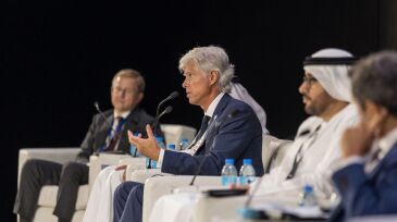 Arnaud Breuillac, the president of exploration and production at TotalEnergies, speaks about the need to create new energy business lines at SPE's Annual Technology Conference and Exhibition on 21 September in Dubai.