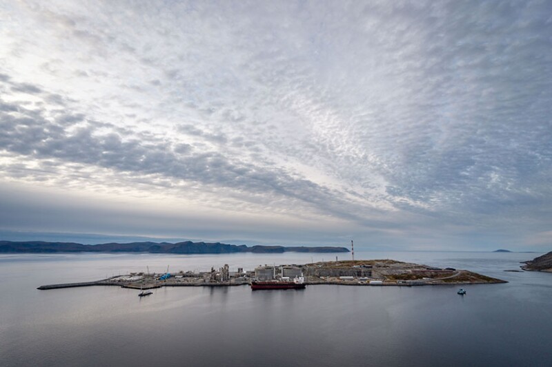 The Hammerfest LNG plant on Melkøya.