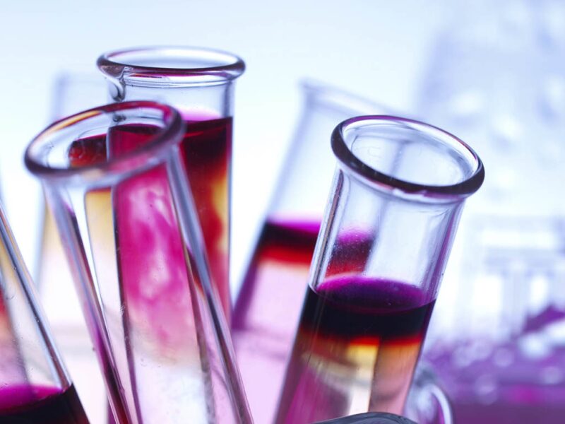 colorful test tubes