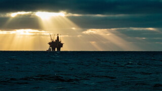 Industrial oil rig offshore platform: away from a sustainable resource