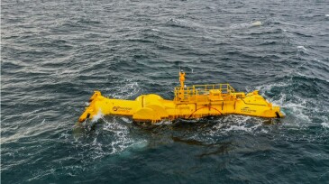 Blue X sea trials offshore Orkney in 2021.