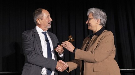 SPE 2025 President Olivier Houze passed the gavel to SPE 2026 President Jennifer Miskimins at the President’s Luncheon during the SPE Annual Technical Conference and Exhibition.