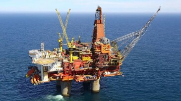 Statfjord B platform.