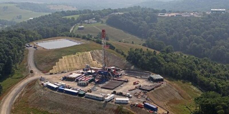 Drilling site in Pennsylvania