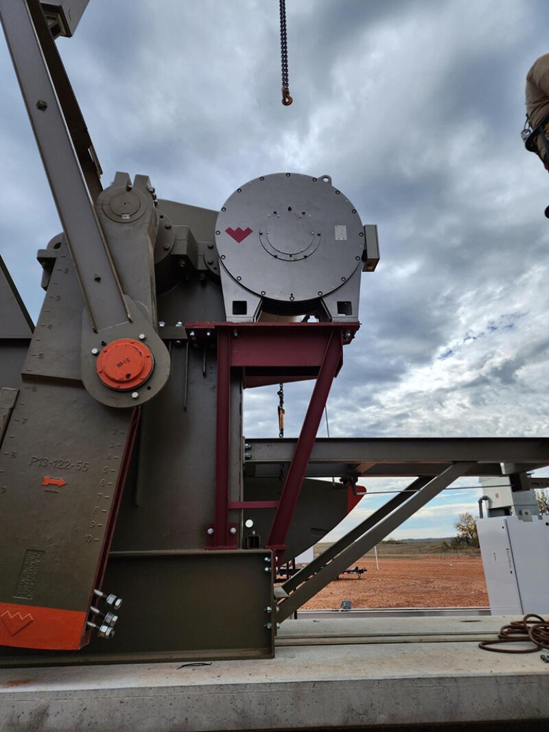 The first application of a PMM on a reciprocating rod lift system in Weatherford’s North American operations.